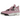 Air Jordan 4 Retro Orchid baskets profil latérale dans une teinte lilas clair avec unité Air visible, semelle intermédiaire blanche et détails gris