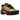 Nike Air Max Plus Black Volt Solar Red baskets vue latérale avec empeigne noire, détails vert néon, unités Air visibles et cage TPU ondulée.