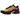 Nike Air Max Plus Black Volt Solar Red baskets en vue latérale présentant du mesh noir, des détails Volt et une semelle Air rouge.