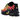 Nike Air Max Plus Black Volt Solar Red baskets profil avec empeigne noire, détails jaune néon, rayures distinctives et unités Air visibles en semelle.