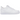 Nike Air Force 1 Low '07 XX White Studded baskets vue de face avec des clous blancs, tige en cuir blanc, lacets et semelle assortie