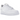 Nike Air Force 1 Low '07 XX White Studded baskets vue de face en cuir blanc avec détails cloutés, lacets assortis et semelle classique
