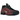 Nike Shox R4 Black Team Red baskets vue latérale avec empeigne noire, détails rouges sur les colonnes Shox et semelle texturée