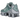 Nike Shox TL Cannon baskets en vue angulaire avec tige grise, mesh métallique argenté et les emblématiques colonnes d'amorti Shox