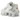 Nike Shox TL White Metallic Silver Max Orange baskets en vue latérale avec empeigne en mesh blanc, détails argentés et colonnes Shox orange.