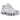 Nike Shox TL Summit White Barely Grape baskets profil latéral avec empeigne blanche, détails violets, amorti Shox iconique et semelle blanche