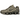 Nike Shox TL Khaki Ironstone Off Noir baskets en vue latérale, mettant en valeur l'amorti Shox emblématique et les détails superposés kaki.