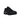 Nike Shox TL Black Metallic Hematite baskets en vue angulaire avec tige noire, colonnes Shox caractéristiques et détails métalliques brillants.