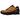 Nike Shox TL Sunrise baskets vue latérale avec empeigne en mesh dégradé orange vers jaune, détails noirs et amorti Shox visible sur toute la semelle
