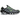 Nike Shox TL Wolf Grey Lime Blast baskets en vue latérale, mettant en valeur l'empeigne en mesh gris et les colonnes d'amorti Shox vert citron.