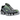 Baskets Nike Shox TL Wolf Grey Lime Blast vue latérale avec empeigne en mesh gris, colonnes Shox emblématiques et détails vert néon.