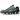 Nike Shox TL Wolf Grey Lime Blast baskets en vue latérale avec empeigne en mesh gris, colonnes Shox vert fluo et logo Nike sur le côté