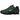 Baskets Nike Shox TL Black Green Strike vue latérale avec empeigne en mesh noir, amorti Shox signature et détails verts au niveau du talon.