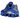 Nike Shox TL Hyper Royal baskets en vue latérale avec une empeigne en mesh bleu, l'amorti emblématique sur toute la semelle et détails noirs.