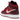Air Jordan 1 Mid SE Red Quilt baskets vue latérale avec empeigne matelassée rouge, détails blancs, semelle rouge et laçage classique