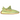 Adidas Yeezy Boost 350 V2 Semi Frozen Yellow baskets vue latérale avec empeigne jaune néon en maille Primeknit et semelle extérieure en gomme.