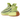 Adidas Yeezy Boost 350 V2 Semi Frozen Yellow baskets en vue latérale avec tige jaune en maille, inscription SPLY-350 rouge et semelle.