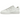 New Balance 480 Triple White baskets profil latéral en cuir blanc avec embout perforé, lacets plats et logo N classique sur le côté.