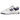 New Balance 480 White Prism Purple baskets vue latérale présentant une tige en cuir blanc, des détails violet et une semelle extérieure robuste.