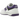 New Balance 480 White Prism Purple baskets vue latérale avec une tige en cuir blanc, des accents violets au talon et une semelle blanche
