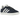 Adidas Gazelle Navy White baskets vue latérale avec empeigne en daim bleu marine, bandes en cuir blanc et semelle en gomme classique