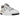 New Balance 550 ASOS Exclusive White Neutrals baskets en vue latérale avec empeigne en cuir blanc, détails en daim gris et semelle en gomme