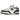 New Balance 550 White Dark Green baskets en vue latérale avec tige en cuir blanc, détails vert foncé et semelle en gomme classique