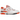 New Balance 550 Syracuse baskets vue angulaire avec empeigne en cuir blanc, détails orange et le logo N classique sur le côté.
