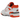 New Balance 550 Syracuse baskets vue latérale avec des détails en cuir blanc, logo New Balance orange et une semelle rétro classique