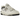 New Balance 550 Cream Black baskets vue latérale avec empeigne en cuir crème, détails noirs et une semelle en caoutchouc au look rétro