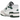 New Balance 550 Green baskets en vue latérale classique avec détails en cuir blanc, accents verts et le marquage emblématique 550