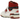 New Balance 650R Aime Leon Dore White Red baskets vue latérale avec empeigne en cuir blanc, détails rouges et structure montante classique