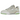 New Balance 550 Turtledove Green Aura baskets vue latérale avec empeigne en cuir blanc, détails verts, logo N classique et panneaux perforés.