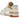 New Balance 550 Au Lait baskets vue latérale avec empeigne en cuir blanc, détails beige, logo N classique et semelle en caoutchouc