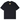 Broken Planet Crest T-shirt Midnight Black baskets avec vue de face, tissu noir nuit et logo graphique blanc sur la poitrine