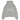 Broken Planet Zip Up Hoodie Heather Grey baskets vue de face en coton gris avec fermeture éclair et logo imprimé