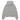 Broken Planet Zip Up Hoodie Heather Grey baskets de face en coton gris avec fermeture éclair et imprimé graphique