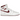 Air Jordan 1 Retro High 85 OG Metallic Burgundy baskets de profil avec base en cuir blanc, swoosh bordeaux et détails bordeaux assortis.