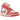 Air Jordan 1 Mid Guava Ice baskets vue latérale présentant un coloris beige doux, une semelle intermédiaire blanche et le logo Nike Swoosh foncé