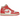 Air Jordan 1 Mid Strawberries and Cream baskets vue latérale avec panneaux en cuir blanc, empiècements rose et semelle extérieure en caoutchouc rose