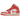 Air Jordan 1 Mid Strawberries and Cream baskets profil latéral avec empiècements en cuir rose et blanc, logo swoosh et laçage classique