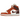 Air Jordan 1 Mid Dusty Peach Night Maroon baskets en vue latérale avec empeigne en daim, détails marron foncé et une semelle intermédiaire blanche