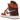 Air Jordan 1 Mid Dusty Peach Night Maroon baskets vue en angle avec des panneaux rose et rouge foncé, ainsi que des lacets et une semelle blancs