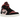 Air Jordan 1 Mid Canyon Rust baskets vue latérale avec des détails en daim texturé dans des tons rouille et noir et une semelle blanche