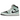 Air Jordan 1 Mid Aqua Blue Tint baskets vue latérale avec empeigne en cuir bleu ciel et blanc, logo Swoosh et semelle blanche