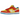 Baskets Nike SB Dunk Low Pro Bart Simpson vue latérale avec panneaux jaunes et rouges, Swoosh bleu et semelle intermédiaire blanche