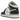Air Jordan 1 Mid SE Take Flight baskets vue latérale avec des détails en cuir blanc, des empiècements contrastés et le logo Nike swoosh sur le côté.