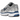 Nike P-6000 Laser Blue baskets vue angulaire avec empeigne en mesh blanc, superpositions en cuir argenté et détails bleus sur le swoosh