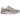 Nike P-6000 Laser Fuchsia baskets vue latérale avec empeigne en mesh blanc, superpositions argentées et accents rose vif sur le swoosh