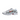Nike P-6000 White Gold Red baskets en profil avec tige en mesh blanc, détails dorés, swoosh rouge et semelle intermédiaire blanche épaisse.